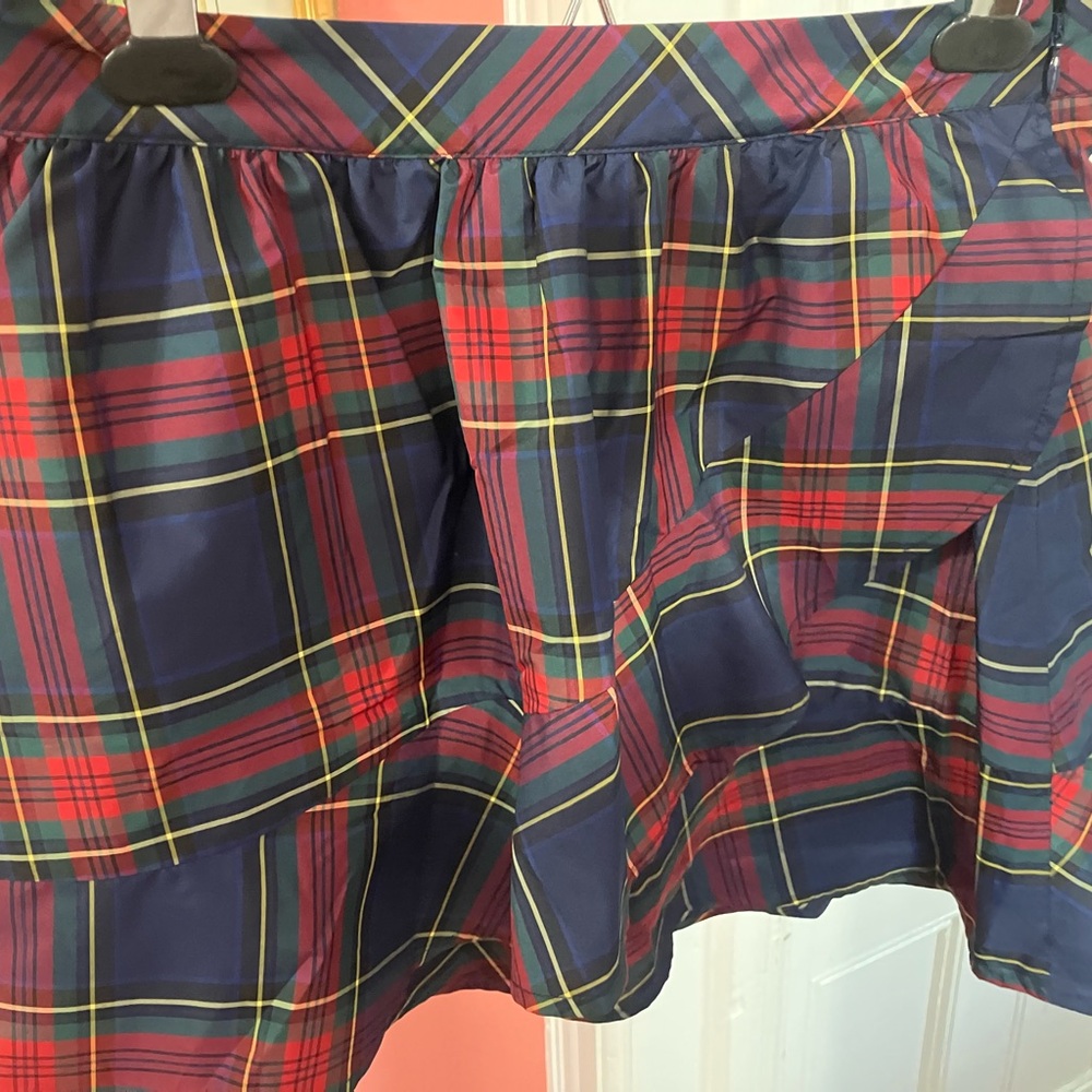 NWT Vineyard Vines Jolly Plaid Party Skirt size 4